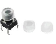Nắp Nút Nhấn Silicon Xuyên Sáng Chống Nước Công Tắc 6x6mm